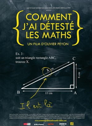 Comment j&#039;ai d&eacute;test&eacute; les maths - French Movie Poster (thumbnail)