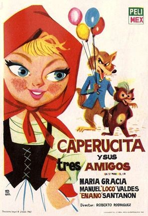 Caperucita y sus tres amigos - Mexican Movie Poster (thumbnail)