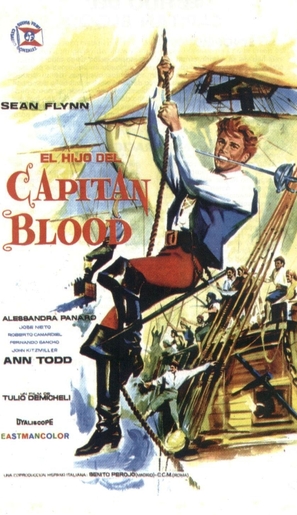 El hijo del capit&aacute;n Blood - Spanish Movie Poster (thumbnail)