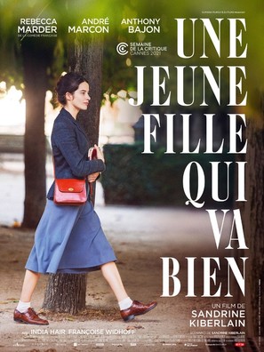 Une jeune fille qui va bien - French Movie Poster (thumbnail)