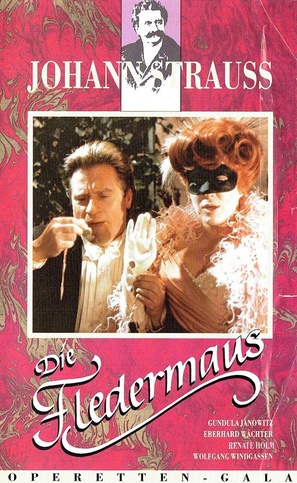 Die Fledermaus - German VHS movie cover (thumbnail)