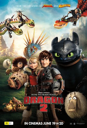 How to Train Your Dragon 2 - Australian Movie Poster (thumbnail)