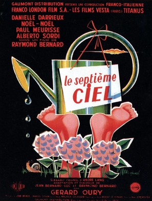 Le sept&egrave;me ciel - French Movie Poster (thumbnail)