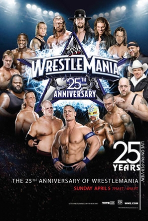 The 25th Anniversary of WrestleMania - Movie Poster (thumbnail)