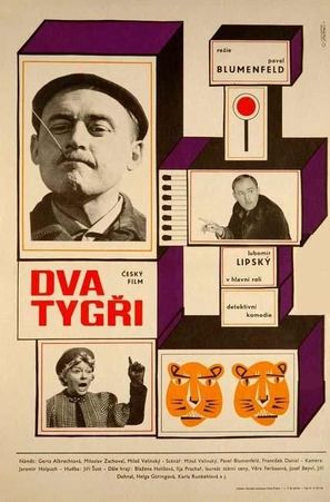 Dva tygri - Czech Movie Poster (thumbnail)