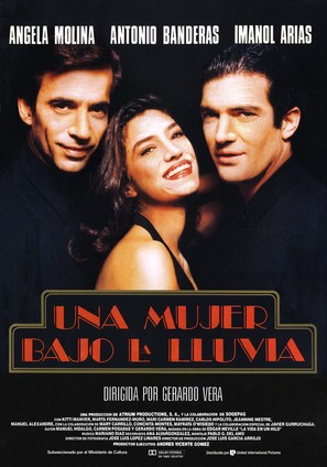 Mujer bajo la lluvia, Una - Spanish Movie Poster (thumbnail)