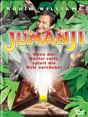 Jumanji - German DVD movie cover (thumbnail)