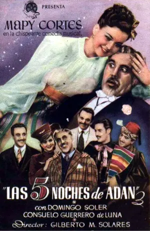 Las cinco noches de Adán Poster