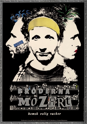 Br&ouml;derna Mozart - Swedish Movie Poster (thumbnail)