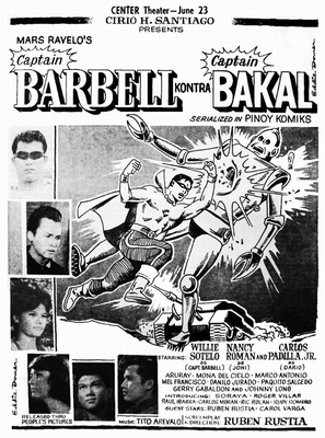 Captain Barbell kontra Captain Bakal - Philippine Movie Poster (thumbnail)