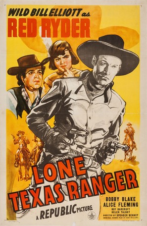 Lone Texas Ranger - Movie Poster (thumbnail)