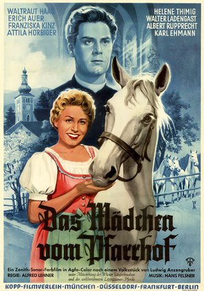 Das M&auml;dchen vom Pfarrhof - German Movie Poster (thumbnail)