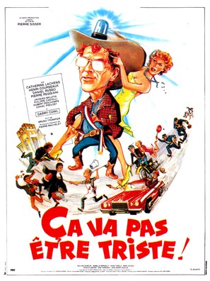 &Ccedil;a va pas &ecirc;tre triste - French Movie Poster (thumbnail)