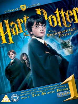 Harry Potter and the Philosopher&#039;s Stone - British DVD movie cover (thumbnail)