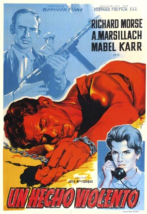 Un hecho violento - Spanish Movie Poster (thumbnail)