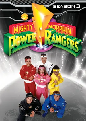 &quot;Mighty Morphin&#039; Power Rangers&quot; - DVD movie cover (thumbnail)