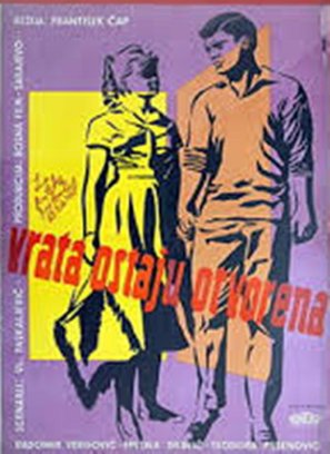 Vrata ostaju otvorena - Yugoslav Movie Poster (thumbnail)