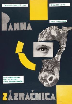 Panna z&aacute;zracnica - Czech Movie Poster (thumbnail)