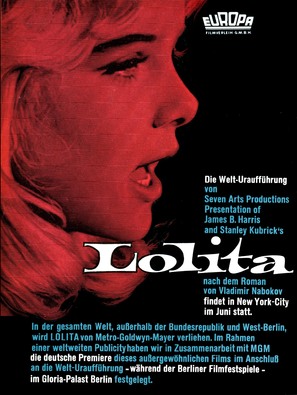 Lolita - German Movie Cover (thumbnail)