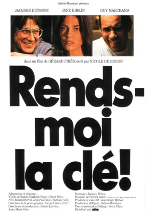 Rends-moi la cl&eacute;! - French Movie Poster (thumbnail)