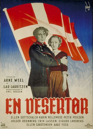 En desert&oslash;r - Danish Movie Poster (thumbnail)