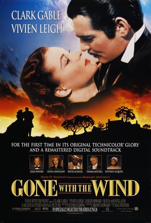 Gone with the Wind - Re-release movie poster (thumbnail)
