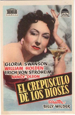 Sunset Blvd. - Spanish Movie Poster (thumbnail)