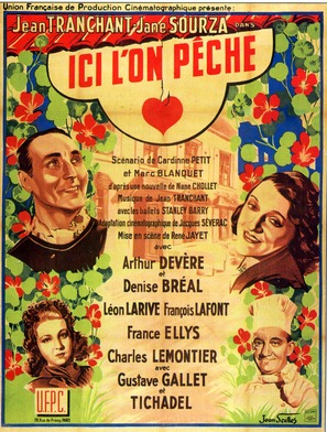 Ici l&#039;on p&ecirc;che - French Movie Poster (thumbnail)