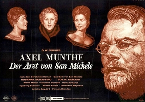 Axel Munthe - Der Arzt von San Michele - German Movie Poster (thumbnail)