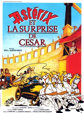Ast&eacute;rix et la surprise de C&eacute;sar - French Movie Poster (thumbnail)