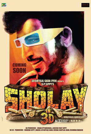 Sholay - Indian Re-release movie poster (thumbnail)