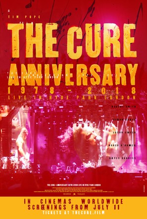 The Cure: Anniversary 1978-2018 Live in Hyde Park - British Movie Poster (thumbnail)