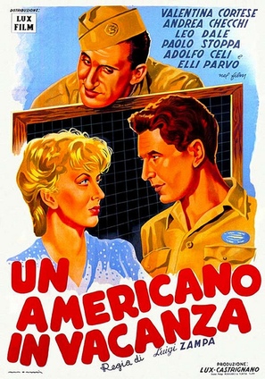 Un americano in vacanza - Italian Movie Poster (thumbnail)