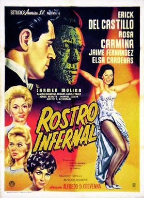 Rostro infernal - Mexican Movie Poster (thumbnail)