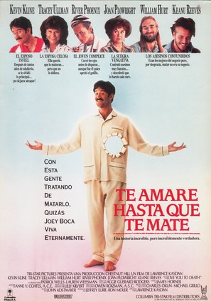 I Love You to Death - Spanish Movie Poster (thumbnail)