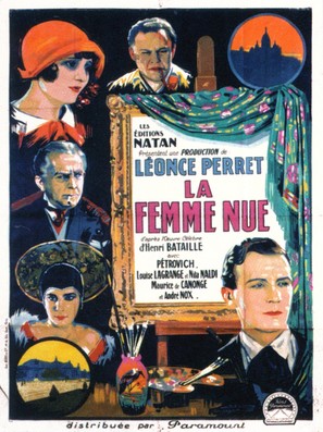 La femme nue - French Movie Poster (thumbnail)