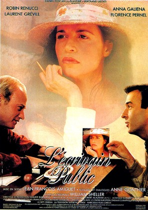 L&#039;&eacute;crivain public - French Movie Poster (thumbnail)