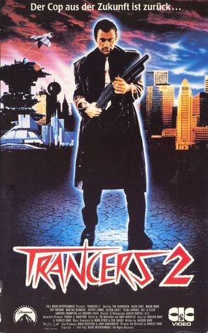 Trancers II - German VHS movie cover (thumbnail)