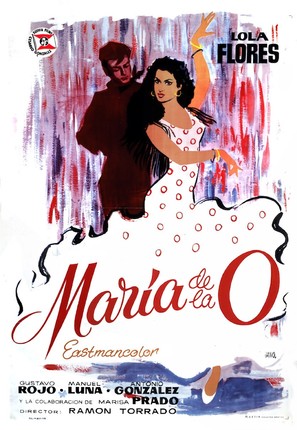 Mar&iacute;a de la O - Spanish Movie Poster (thumbnail)