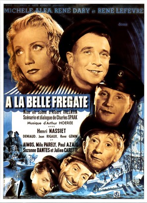 &Agrave; la belle fr&egrave;gate - French Movie Poster (thumbnail)