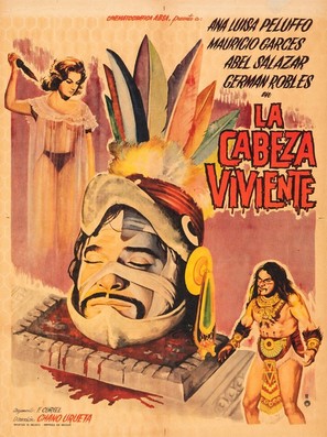 La cabeza viviente - Mexican Movie Poster (thumbnail)