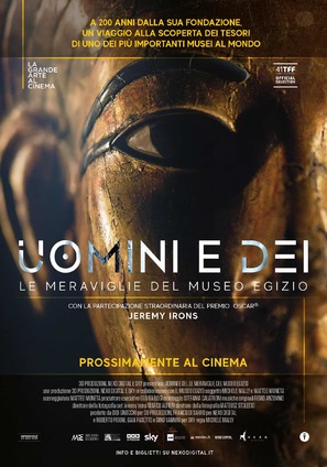 Uomini e Dei: Le meraviglie del Museo Egizio - Italian Movie Poster (thumbnail)