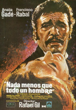 Nada menos que todo un hombre - Spanish Movie Poster (thumbnail)