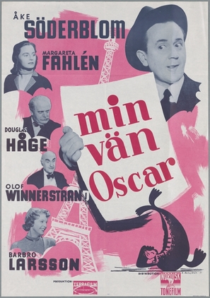 Min v&auml;n Oscar - Swedish Movie Poster (thumbnail)