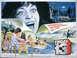 Friday the 13th - British Movie Poster (thumbnail)