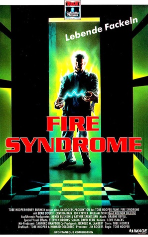 Spontaneous Combustion - German VHS movie cover (thumbnail)