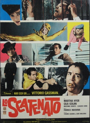 Lo scatenato - Italian Movie Poster (thumbnail)