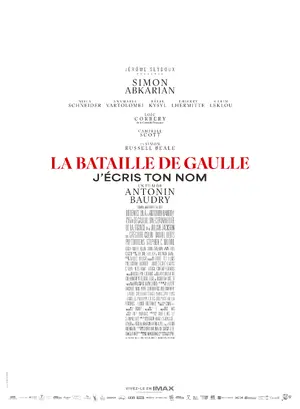 La bataille de Gaulle: J'écris ton nom Poster