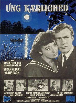 Ung k&aelig;rlighed - Danish Movie Poster (thumbnail)
