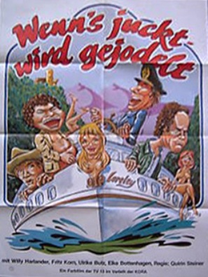 Zwei Rebl&auml;use auf dem Weg zur Loreley - German Movie Poster (thumbnail)